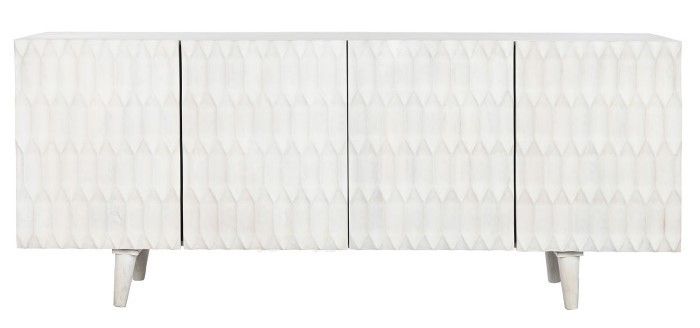 Buffet Geométrico Blanco