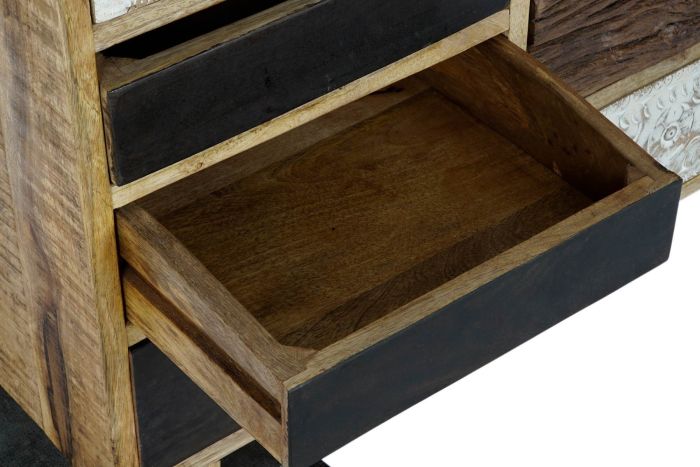Cajonera Madera Mango Metal 114X39X80