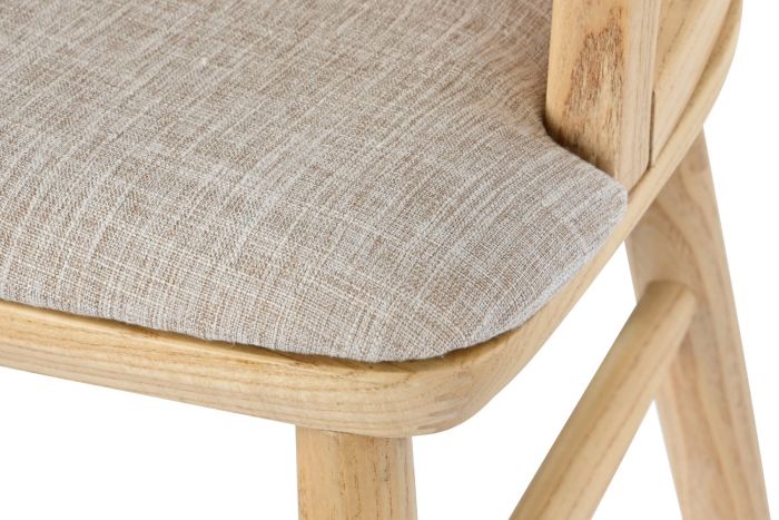 Silla Olmo Ratán Respaldo Natural, 75 Cm