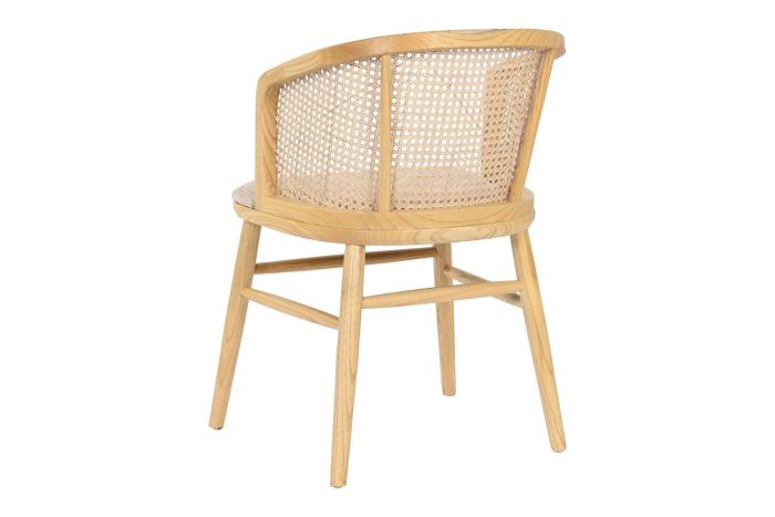 Silla Olmo Ratán Respaldo Natural, 75 Cm