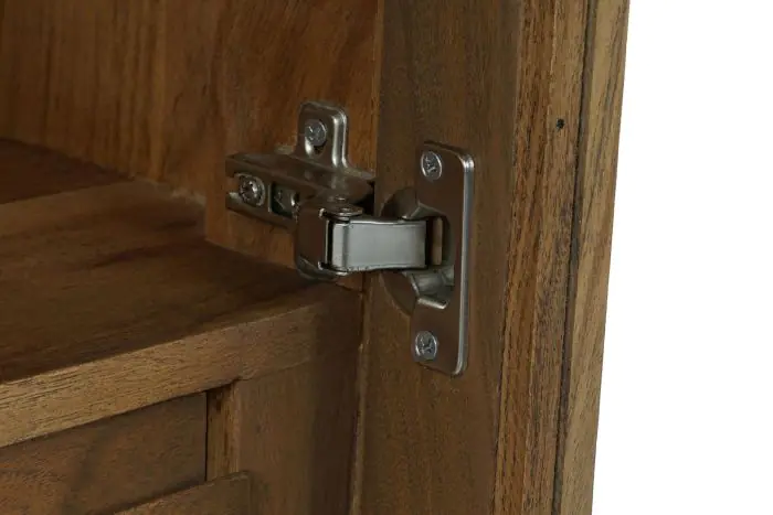 Vitrina Acristalada Madera Marrón, 190 Cm
