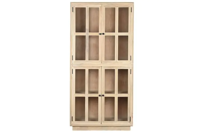 Vitrina Mango Natural Cristal, 177 Cm