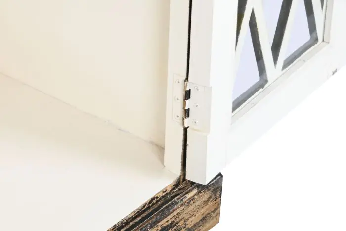 Vitrina Madera Cristal 90X40X183 Envejecido Negro