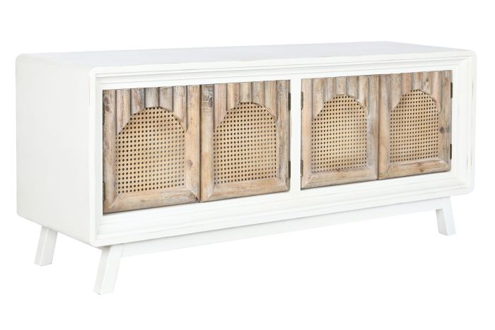 Mueble TV Vintage Natural Blanco