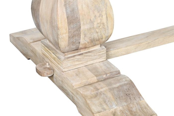 Mesa Comedor Madera Mango Maciza Decapé, 215 Cm