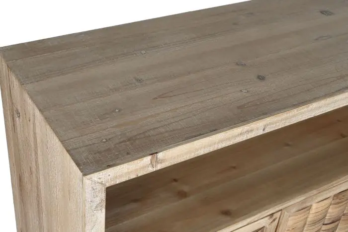 Mueble TV Madera Abeto Fibra Natural, 178 Cm