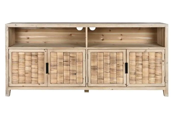 Mueble TV Madera Abeto Fibra Natural, 178 Cm