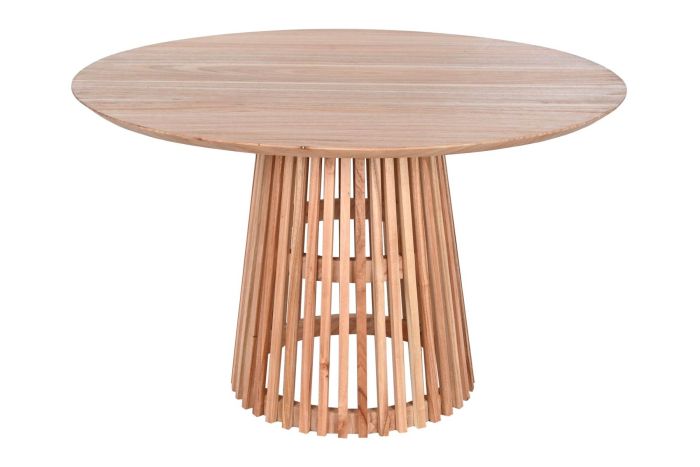Mesa Redonda Comedor Madera Mindi, 120 Cm