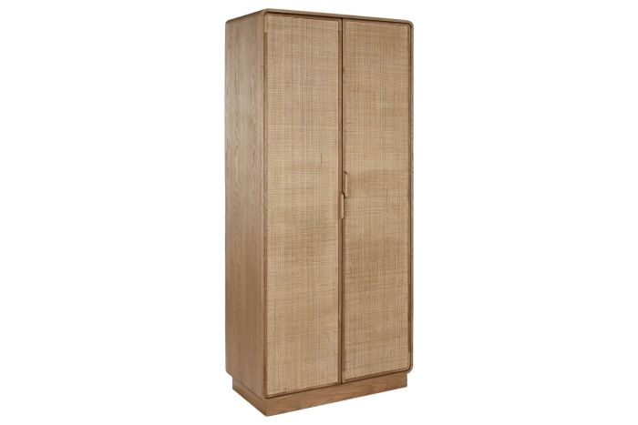 Armario Roble Ratán 91X45X203 Natural