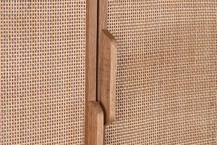 Armario Roble Ratán 91X45X203 Natural