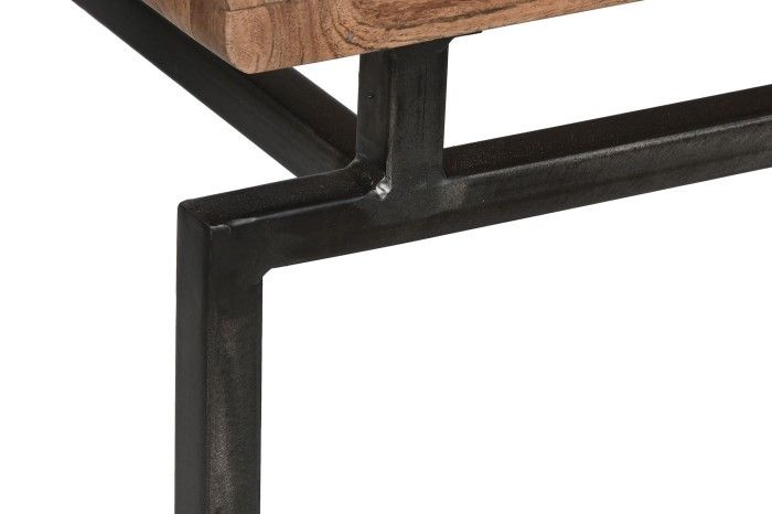 Consola Acacia Metal 110X35X80 Cm
