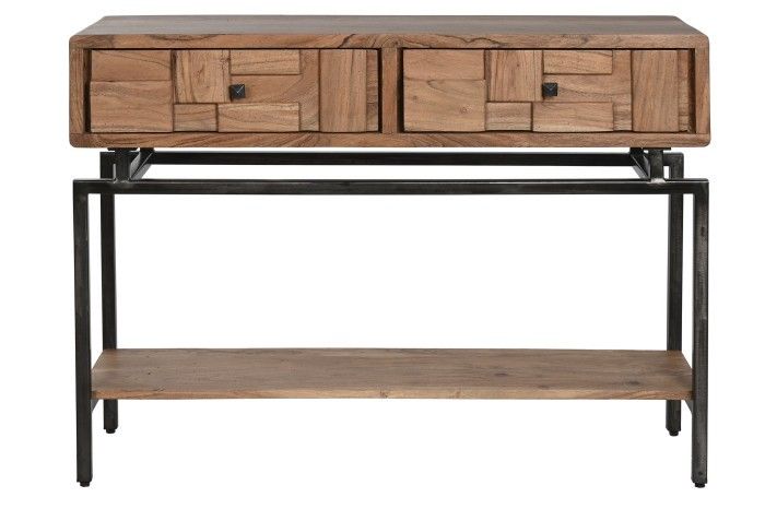 Consola con Cajones Madera