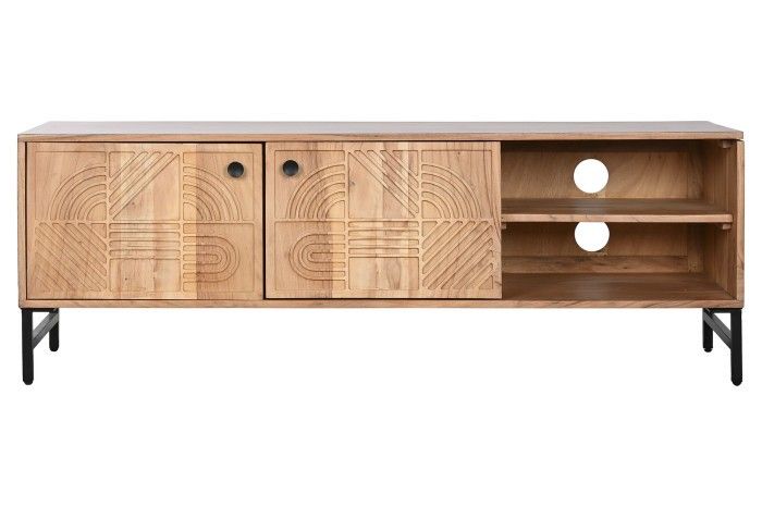 Mueble TV Geométrico Madera