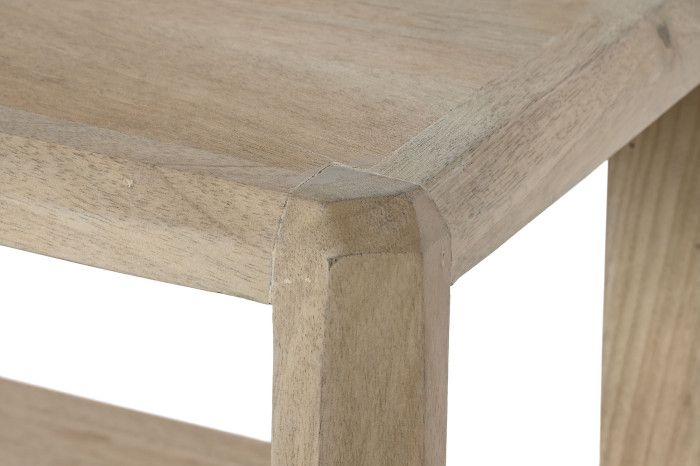 Estantería Madera Mango Natural,160X30X93 Cm