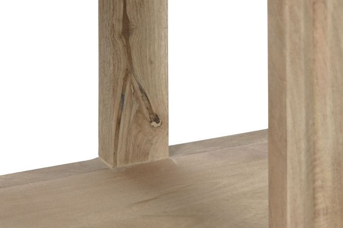 Estantería Madera Mango Natural,160X30X93 Cm