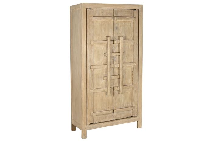 Armario Madera Maciza Natural, 210 Cm