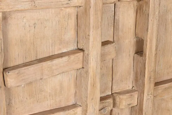 Armario Madera Maciza Natural, 210 Cm