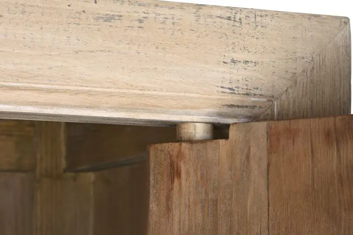 Armario Madera Maciza Natural, 210 Cm