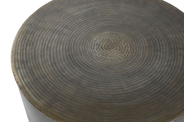 Mesa Café Metal Dorado Redonda, 90 Cm