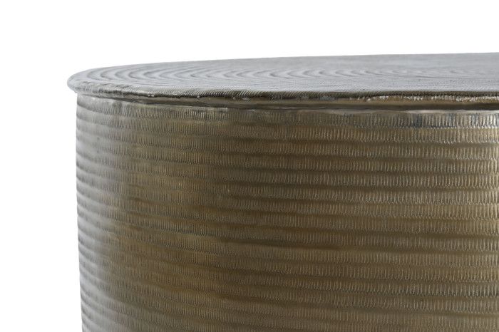 Mesa Café Metal Dorado Redonda, 90 Cm