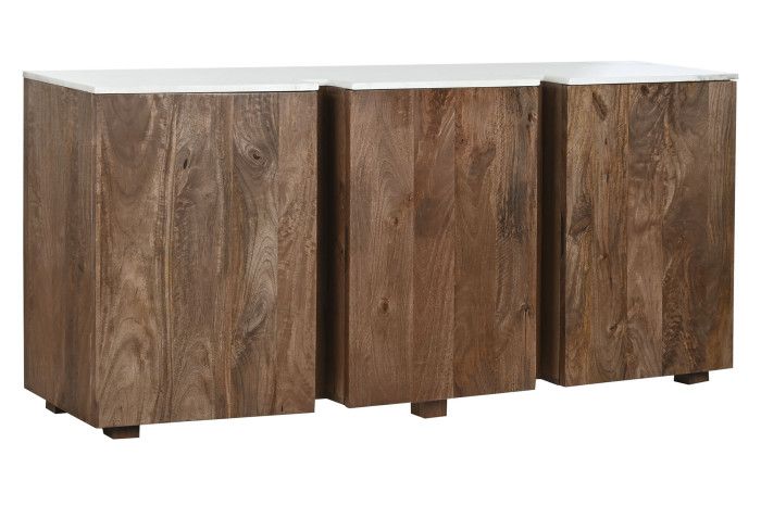Aparador Madera Mango Mármol, 162'5X47X76