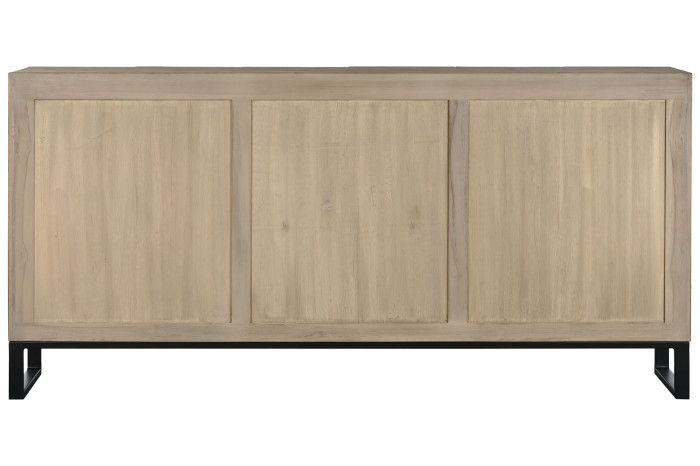 Aparador Madera Envejecido 4 Puertas, 180 Cm