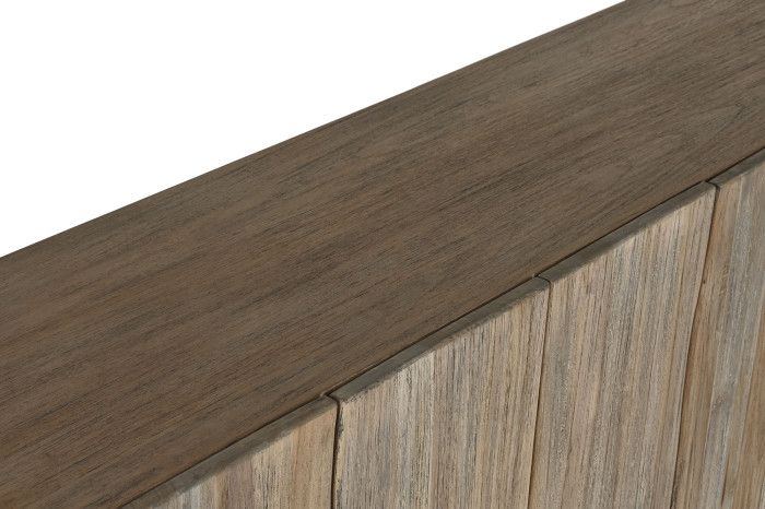 Aparador Madera Envejecido 4 Puertas, 180 Cm