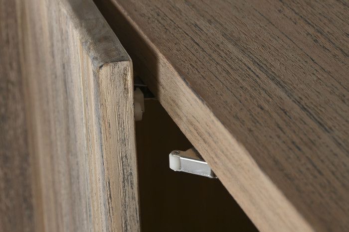 Aparador Madera Envejecido 4 Puertas, 180 Cm