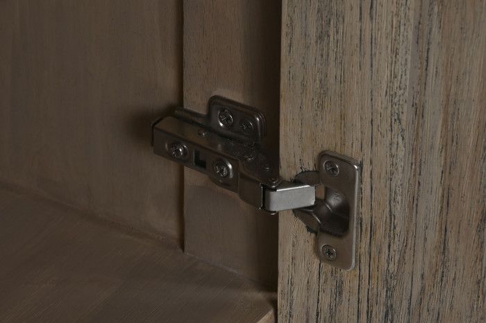 Aparador Madera Envejecido 4 Puertas, 180 Cm