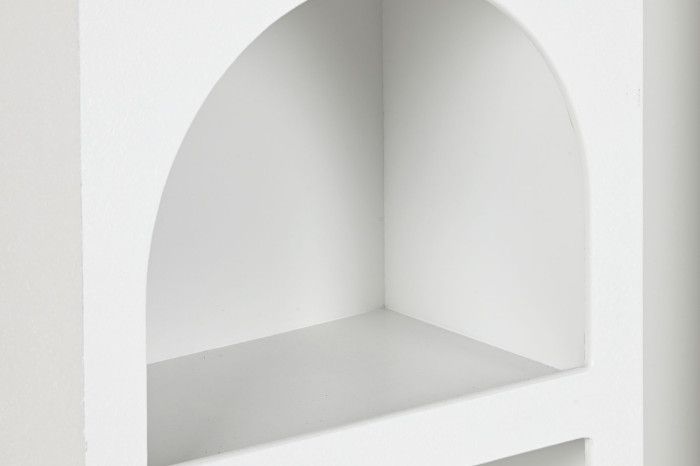 Estantería Minimalista Blanco 80X26X180 Cm