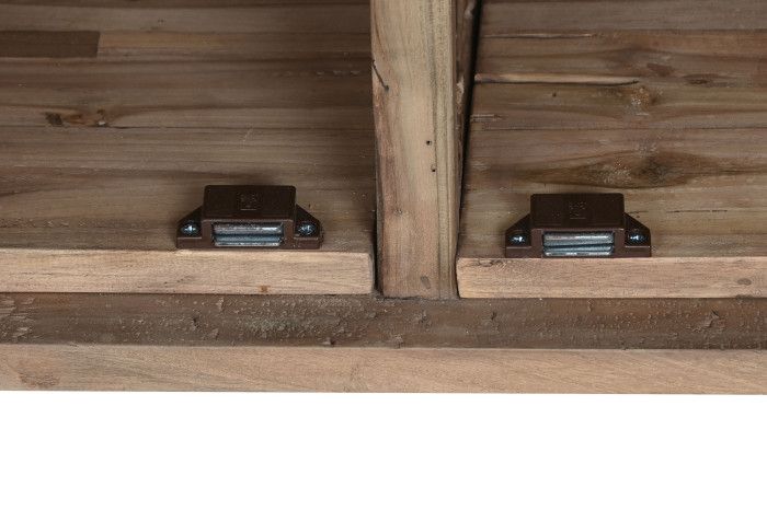 Armario Madera Teca Reciclada Coco, 85X40X185 Cm