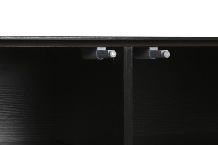 Mueble TV Rombos Negro, 161'2X40X45'5 Cm