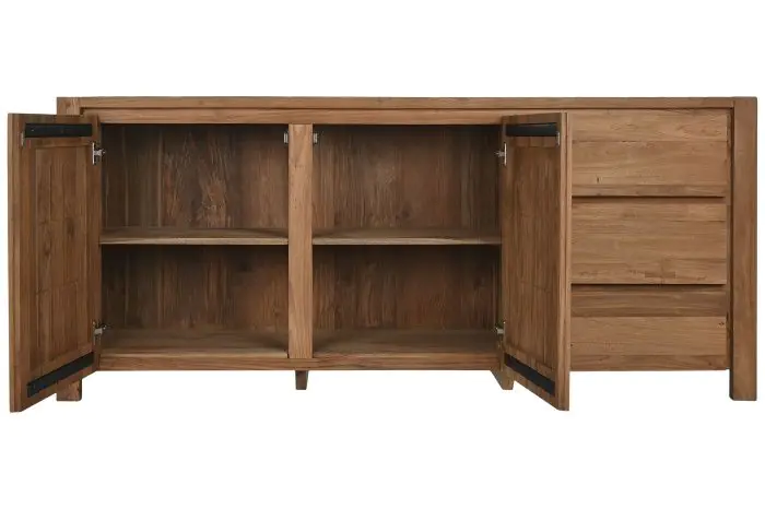 Aparador Madera Teca Natural 180X45X80