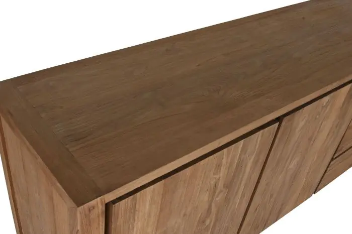 Aparador Madera Teca Natural 180X45X80