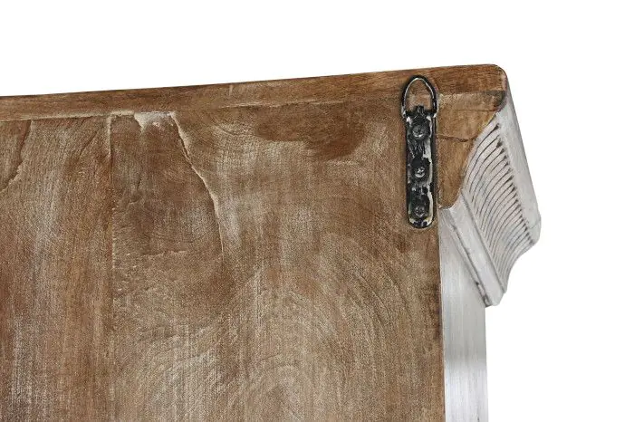Armario Artesano Madera Teca Natural, 122X51X216 Cm