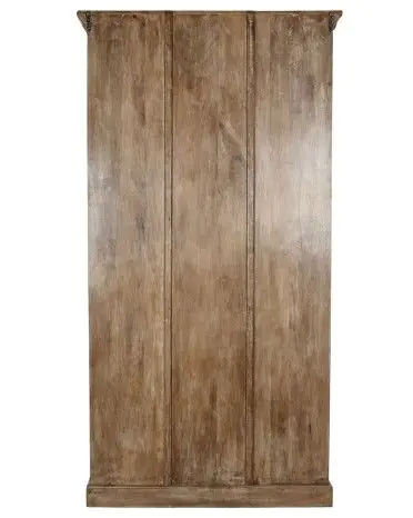 Armario Artesano Madera Teca Natural, 122X51X216 Cm