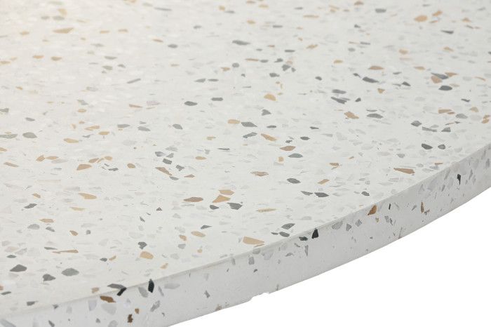 Mesa Comedor Terrazo Madera Acacia, Ø130 Cm