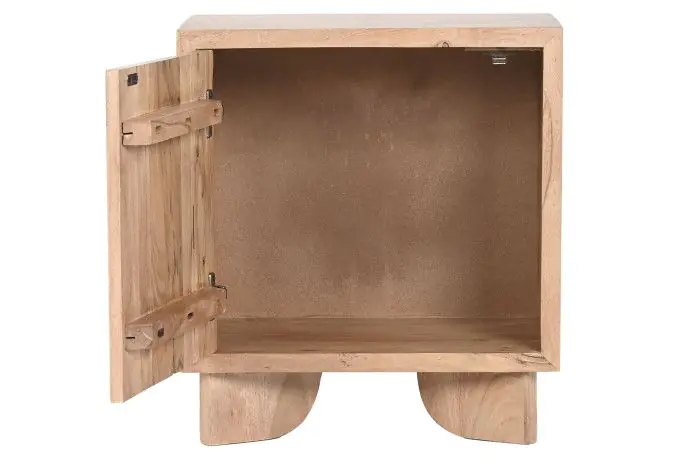 Mesita de Noche Madera Acacia, 50 Cm