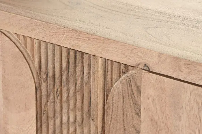 Mesita de Noche Madera Acacia, 50 Cm