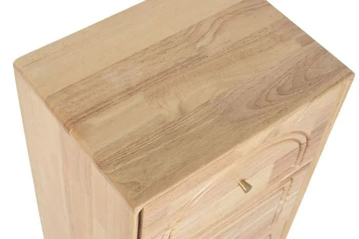 Cajonera Relieves Madera Hevea 40X30X98 Cm