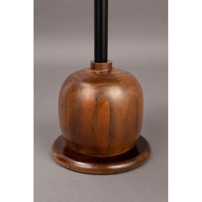 Mesa Auxiliar Madera Mango Color Nogal, 45 Cm