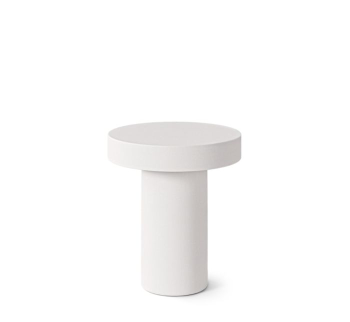 Mesa Auxiliar Jardín Mirko Blanco