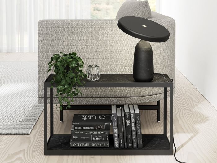 Mesa Auxiliar Kub Porcelánico