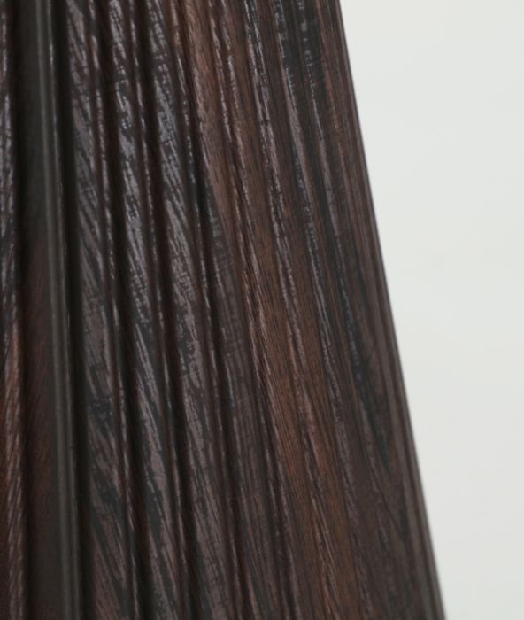 Mesa Auxiliar Verona Madera Marrón Mármol Beige, 55 Cm