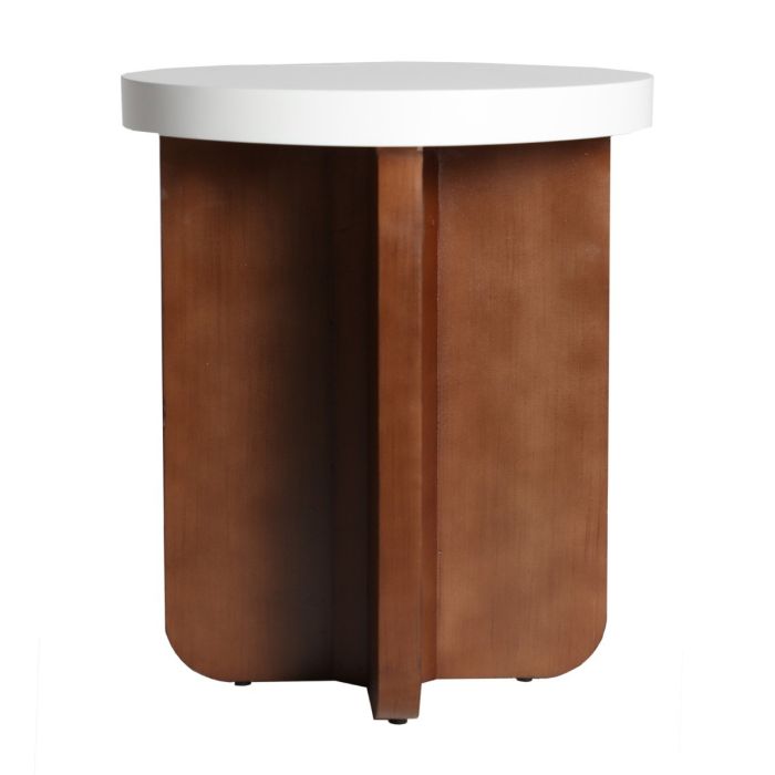 Mesa Auxiliar Grandval Estilo Moderno Diseño Contemporáneo, 46 Cm