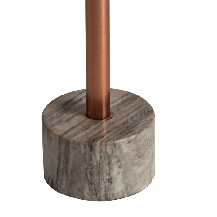Mesa Auxiliar Art Decó Cobre Mármol