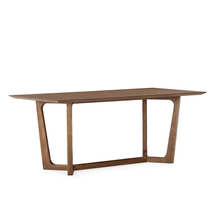Mesa de comedor en chapado de fresno nogal 180 cm
