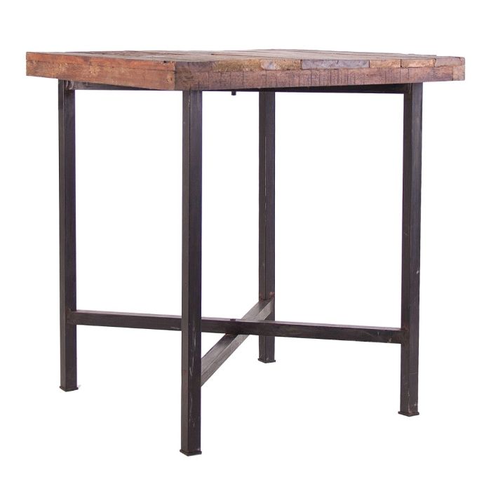 Mesa Bar Balmaha Madera de Mahogany Hierro, 78 Cm