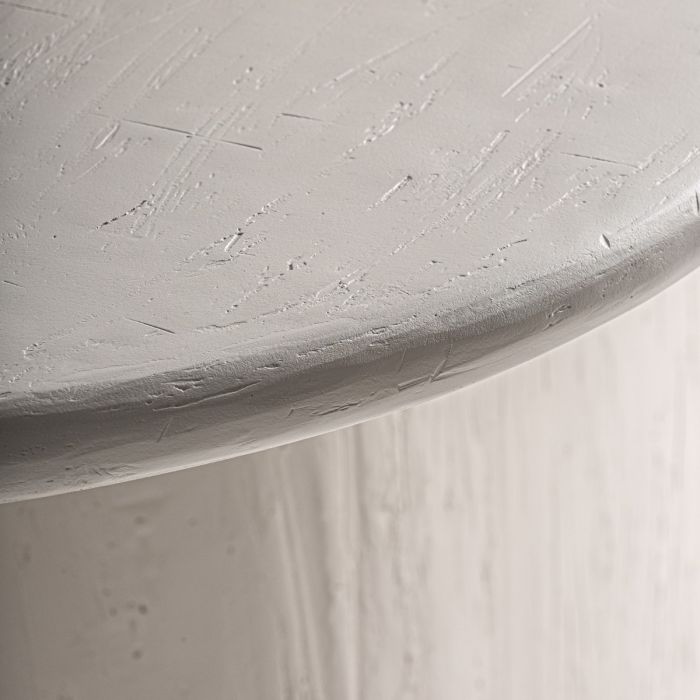 Mesa Comedor Inha Madera Mango Blanco Roto, 200 Cm