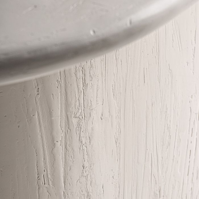 Mesa Comedor Inha Madera Mango Blanco Roto, 200 Cm